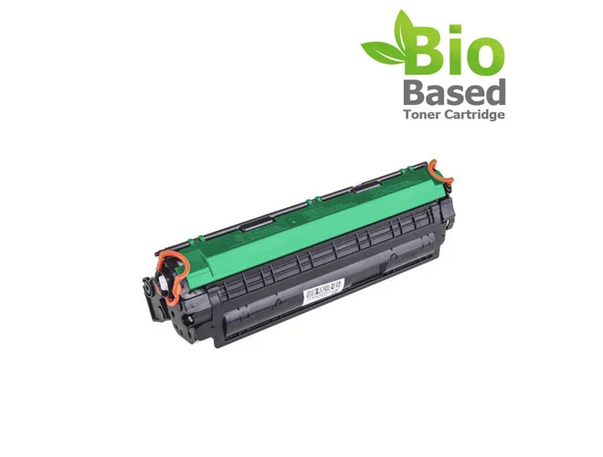 compatible toner cartridge for hp cb436a bio based bk