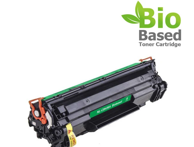 compatible toner cartridge for hp cb435a bio based bk