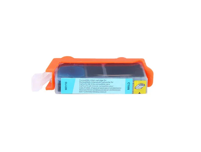 compatible inkjet cartridge for canon cli 226 cy